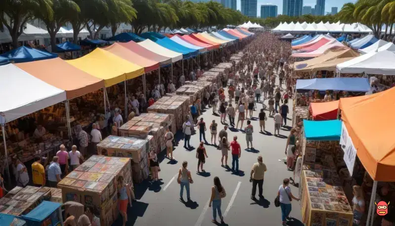 mercados e feiras de colecionáveis em miami